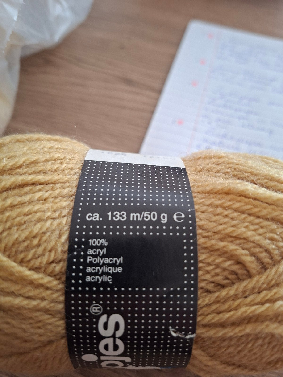 Beige breigaren Scheepjes., Ophalen of Verzenden