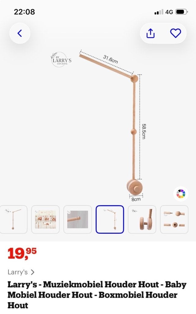 Bedmobiel/parkmobiel, Ophalen, Nieuw