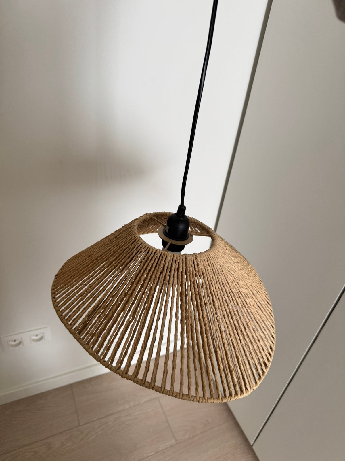Suspension rotin/bambou hanglamo, Maison & Meubles, Enlèvement, Comme neuf