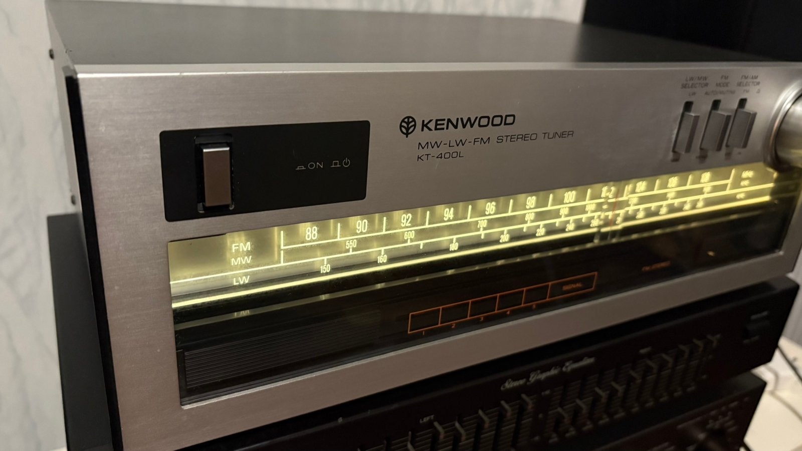Vintage tuner KENWOOD KT-400L, Audio, Tv en Foto, Ophalen of Verzenden, Zo goed als nieuw
