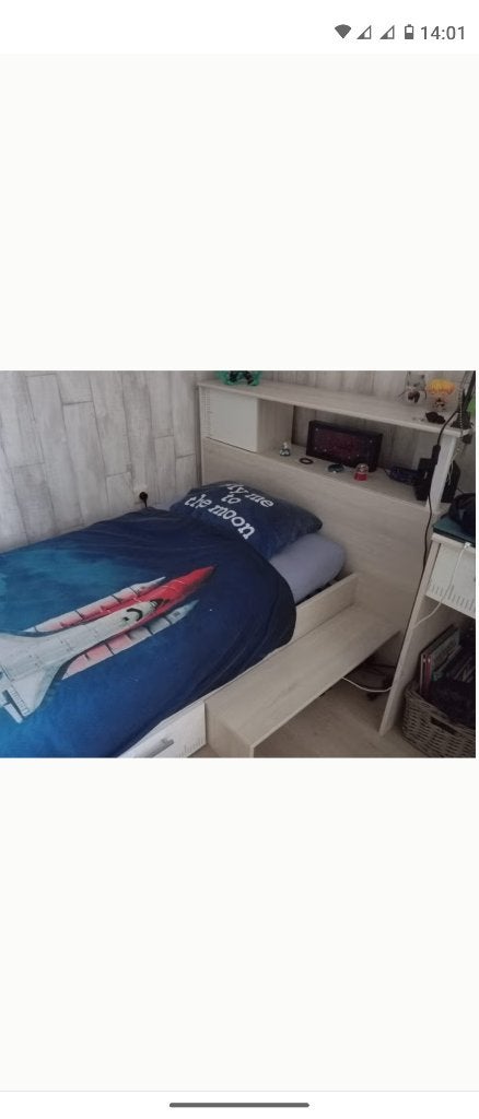 Chambre complète pour enfant, ado , Kot étudiant , prix 245€, Enlèvement, Comme neuf