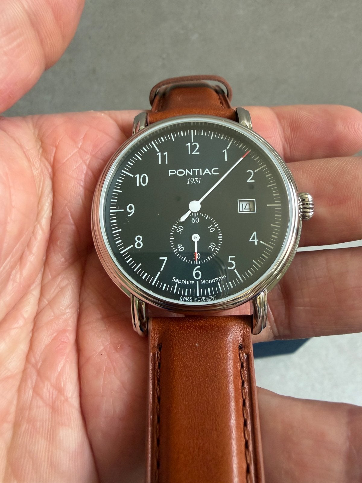 Montre Pontiac neuve, Bijoux, Sacs & Beauté, Montre-bracelet, Autres marques, Enlèvement ou Envoi, Acier