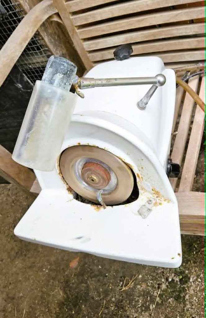 Diamant Nat slijpmachine, Doe-het-zelf en Bouw, Gereedschap | Slijpmachines, Ophalen, Gebruikt