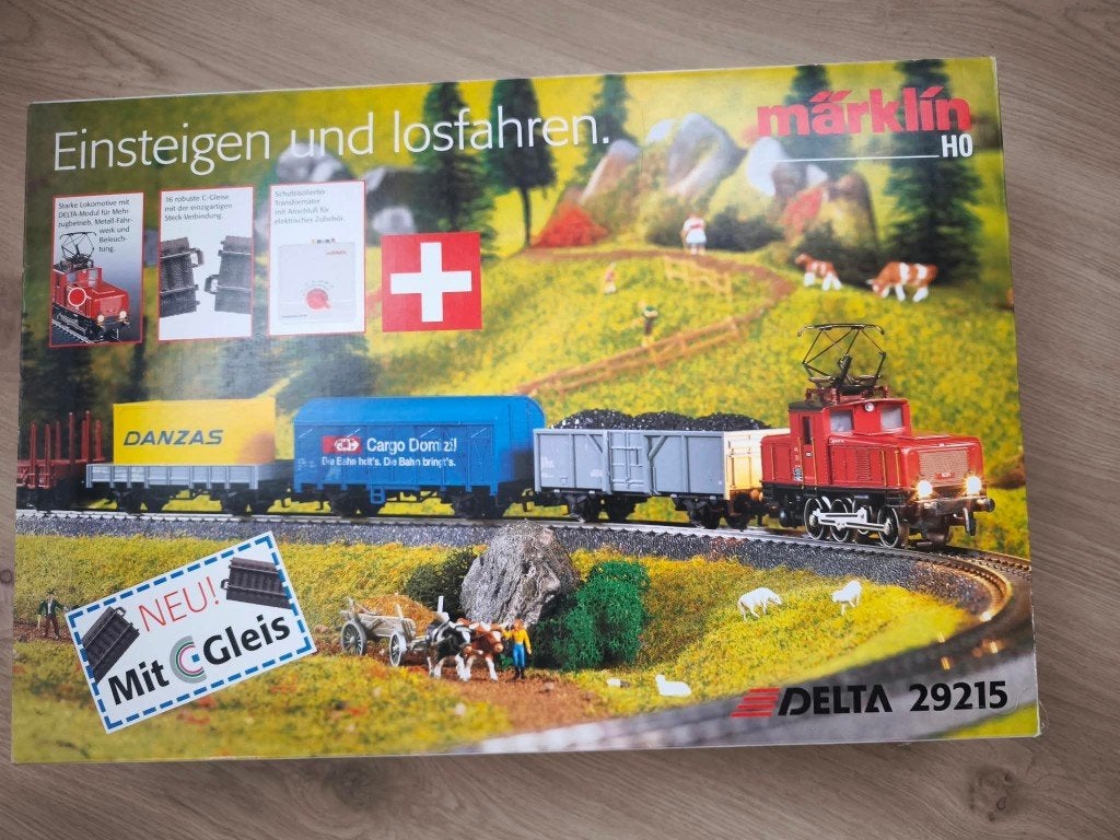Märklin DELTA 29215 Zwitserse elektrische trein Bieden, Ophalen, Zo goed als nieuw, Treinset, Märklin