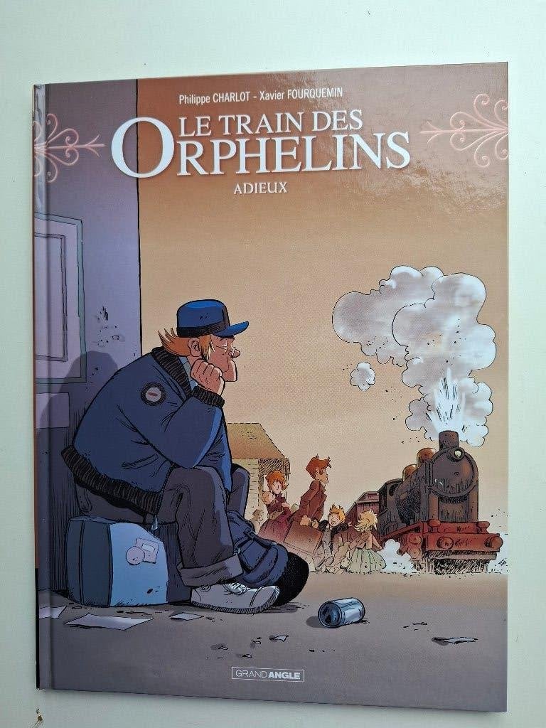 LE TRAIN DES ORPHELINS TOME 8 "ADIEUX" FOURQUEMIN EO 2017, Eén stripboek, Ophalen of Verzenden, Zo goed als nieuw