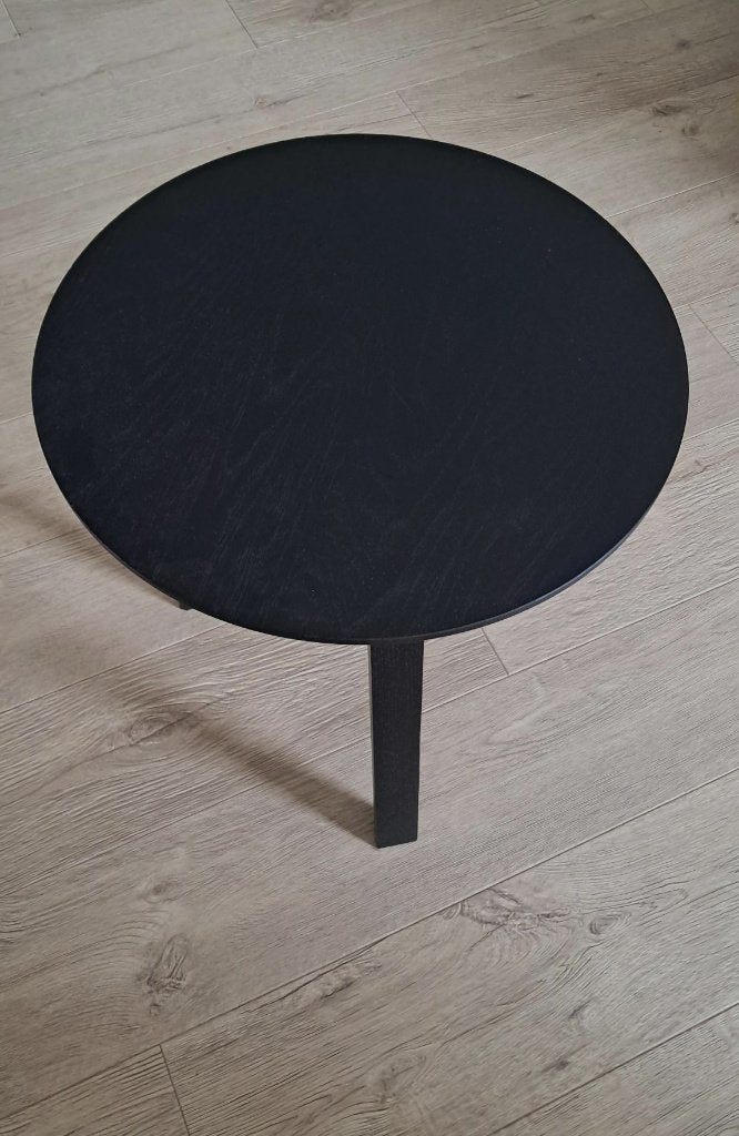 BIJZETTAFELTJE, Rond, Zo goed als nieuw, Hout, Ophalen