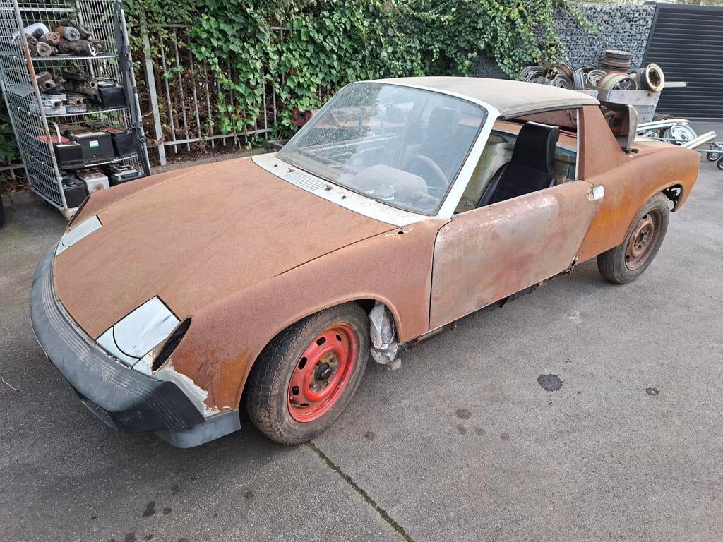 Porsche 914 2 liter, Blauw, Bedrijf, Porsche, Blauw