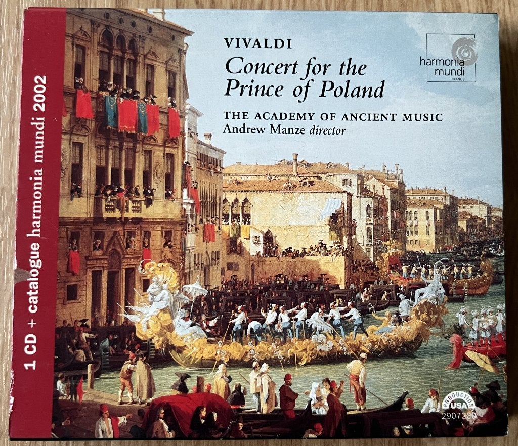 CD Vivaldi: Concert for the Prince of Poland, Enlèvement ou Envoi, Comme neuf, Vivaldi