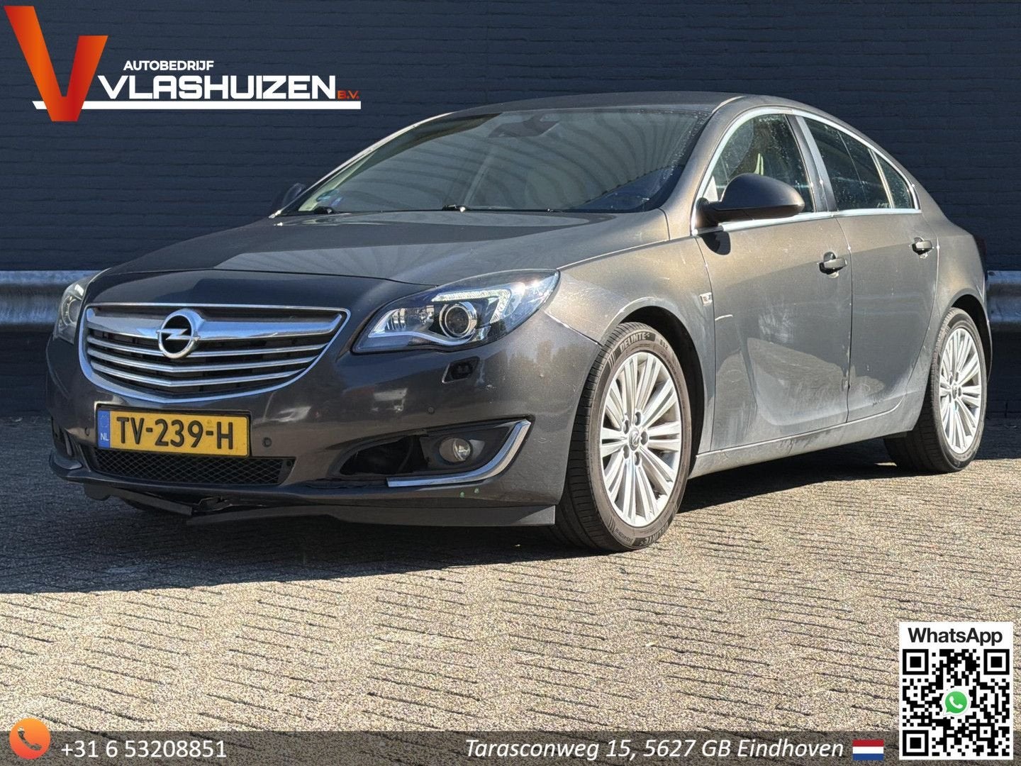 Opel Insignia 2.0 CDTI EcoFLEX Cosmo | Leder | Cruise | Clim, Auto's, Zwart, Bedrijf, Zilver of Grijs, Traction-control