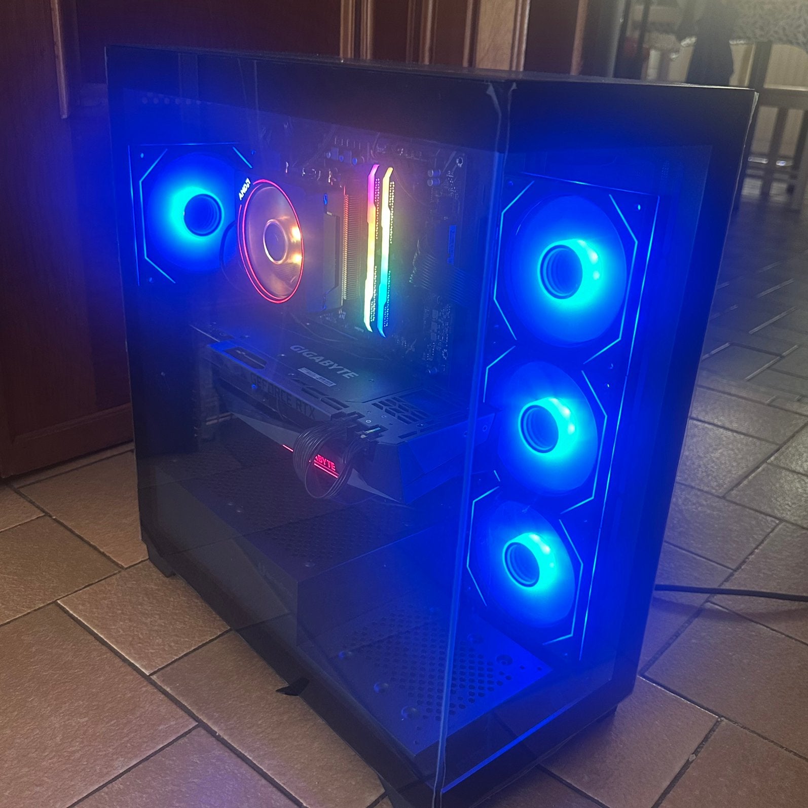 PC de jeu haut de gamme RTX 3080 Ryzen 9 3900X 1440p Ultra, Informatique & Logiciels, Enlèvement ou Envoi, Comme neuf, 4 Ghz ou plus