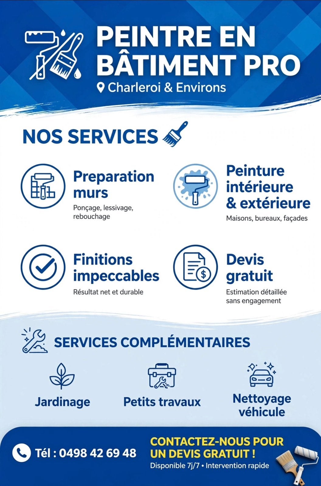 Peintre en bâtiment, Offres d'emploi, Emplois | Bâtiment