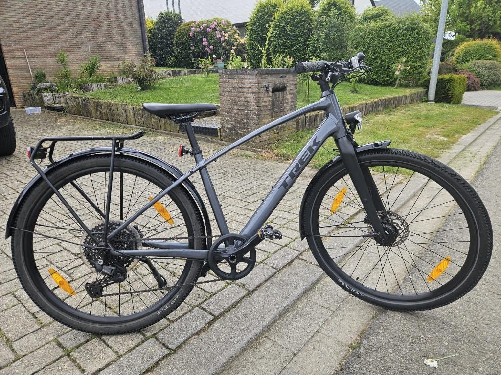 Trek Dual Sport 3 Equipped Galactic Grey – uitstekende staat, Fietsen en Brommers, Fietsen | Mountainbikes en ATB, Ophalen, Gebruikt