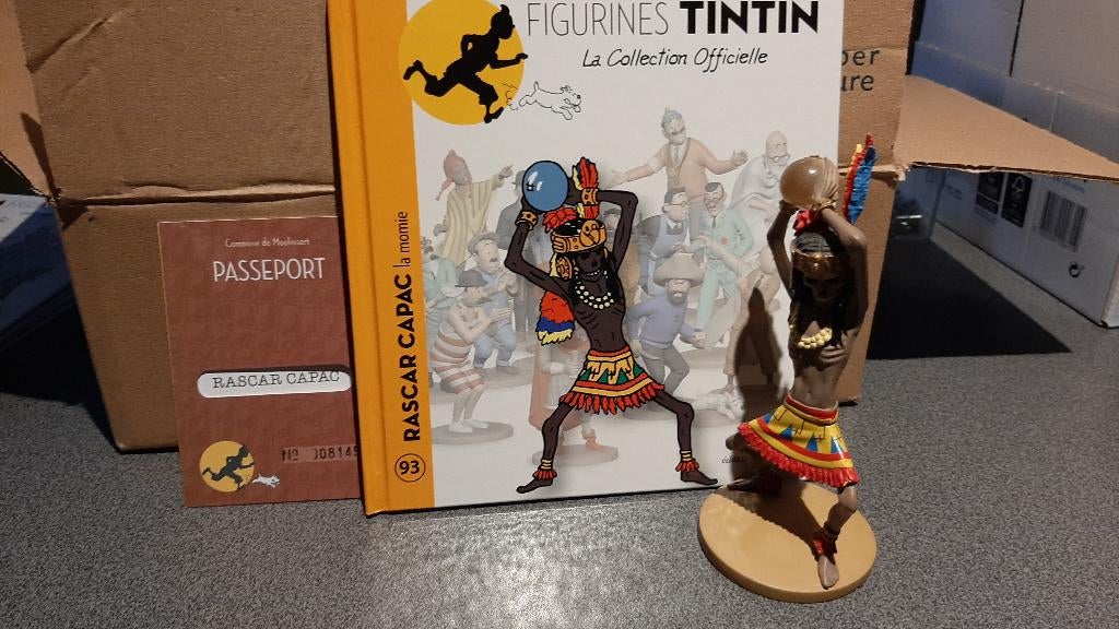 Kuifje, officieel figuur 93, in blisterverpakking, Ophalen of Verzenden, Kuifje, Nieuw, Beeldje of Figuurtje