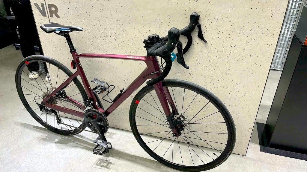 Koerfiets/Racefiets - Van Rysel EDR CF Shimano 105, Fietsen en Brommers, Fietsen | Racefietsen, Ophalen, Gebruikt, Carbon, 10 tot 15 versnellingen