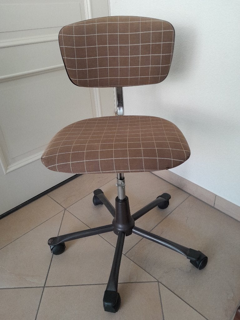 Bureaustoel bieden vanaf € 10,-, Ophalen, Gebruikt, Bruin, Bureaustoel