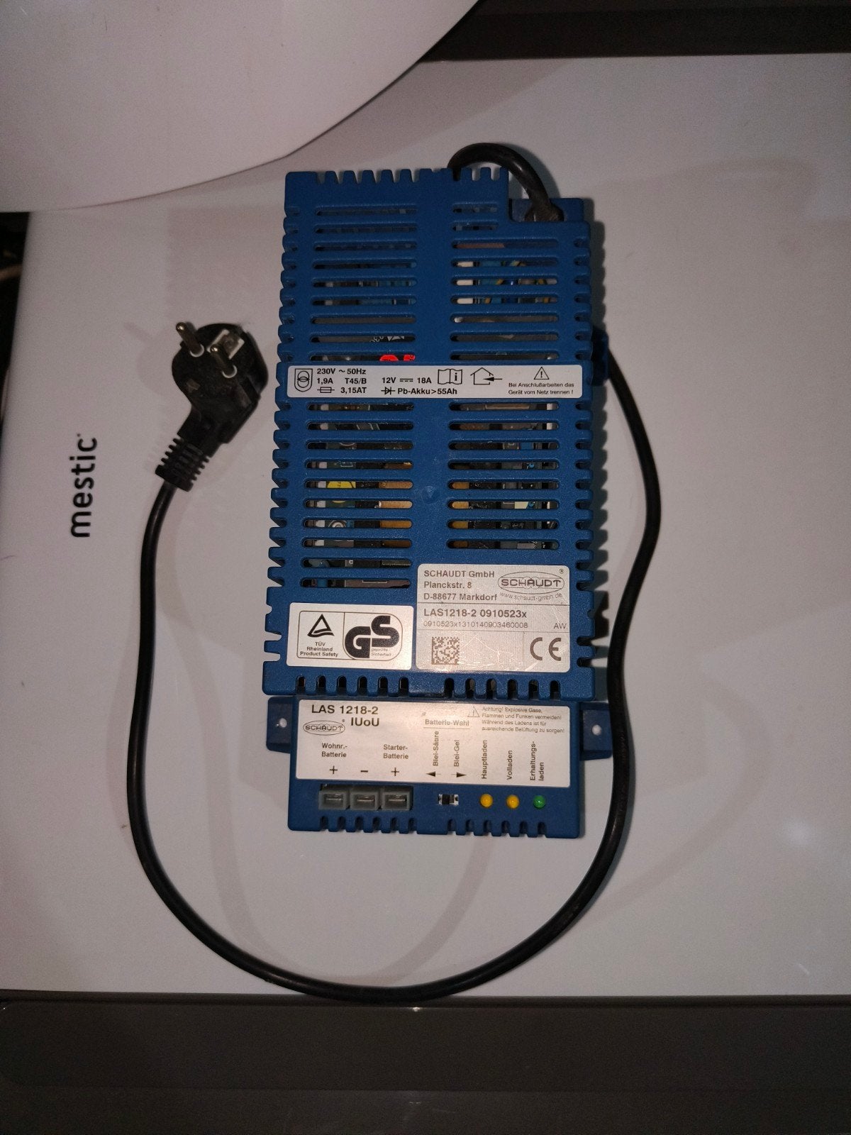 12v batterijlader schaudt, Ophalen of Verzenden