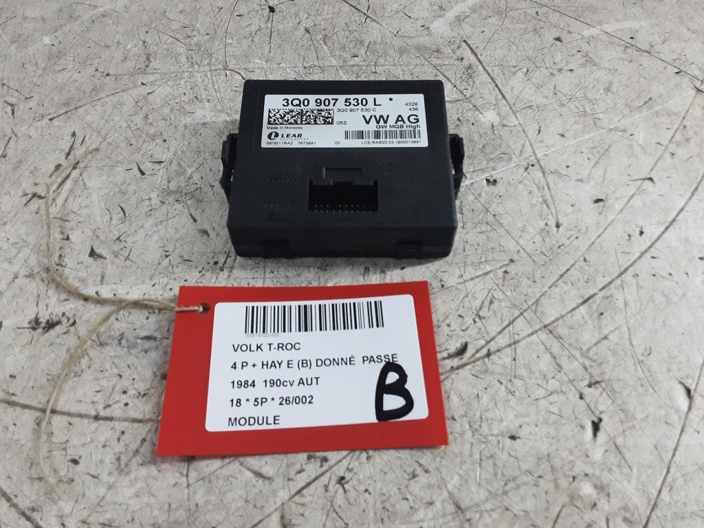 UNITE ELECTRONIQUE Volkswagen T-Roc I (3Q0907530L), Volkswagen, Mevr. I. Hauben, Utilisé, Rue de l'Espoir 34 34
4030  GRIVEGNÉE, BE