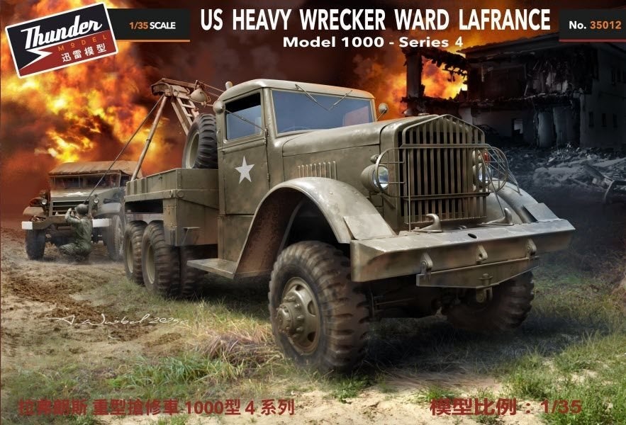 THUNDER MODEL 35012 US Ward LaFrance Mod 1000 S. 4 1/35, Hobby & Loisirs créatifs, Modélisme | Voitures & Véhicules, Neuf, Enlèvement ou Envoi