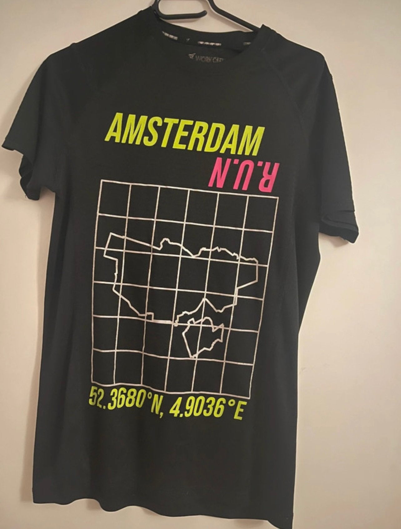 Chemise de course Amsterdam, Envoi, Porté, Taille 46 (S) ou plus petite, Noir