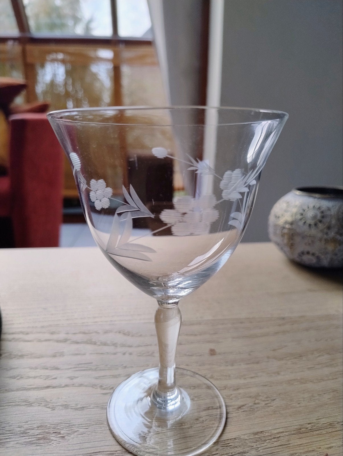 Verre à eau ou à vin vintage, Antiquités & Art, Enlèvement
