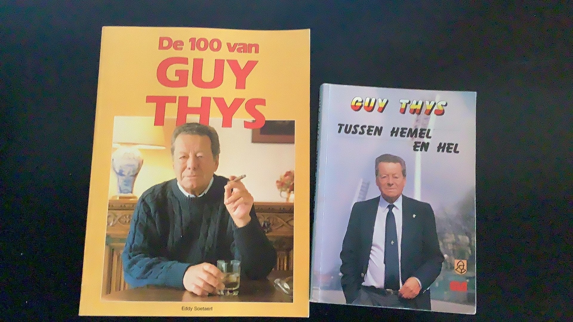 2 boeke Guy Thys de 100 van en tussen hemen en hel, Boeken, Ophalen of Verzenden, Zo goed als nieuw