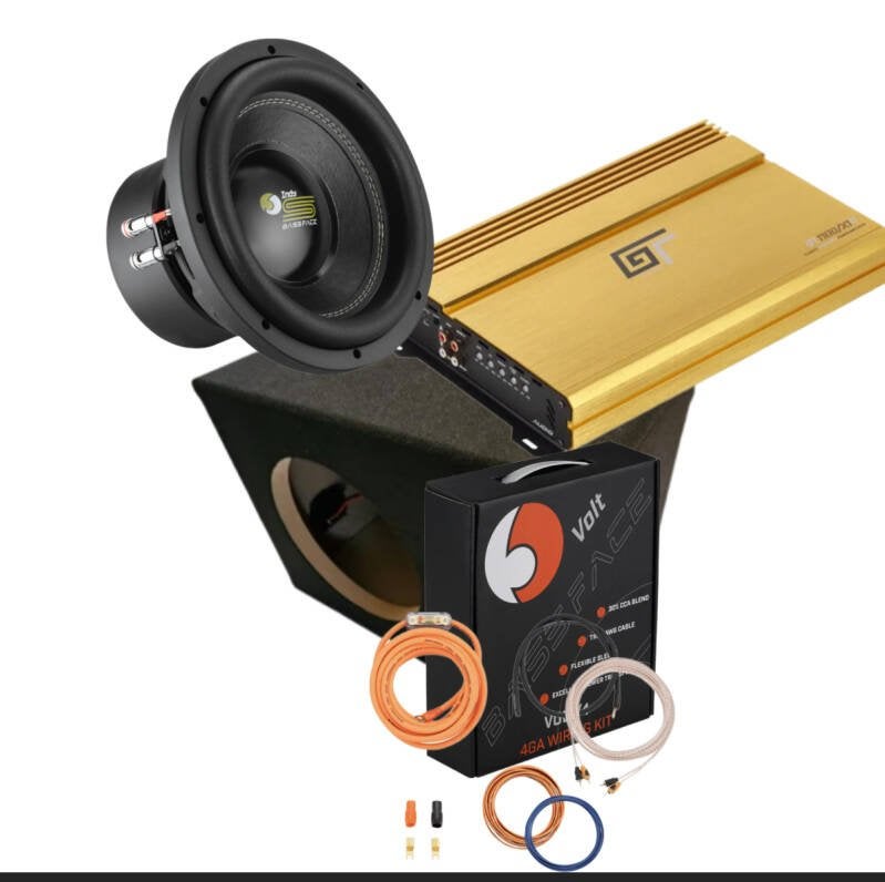 Midi Power pack 1 - BASSFACE - 10 inch - 1000 watt RMS, Autos : Divers, Haut-parleurs voiture
