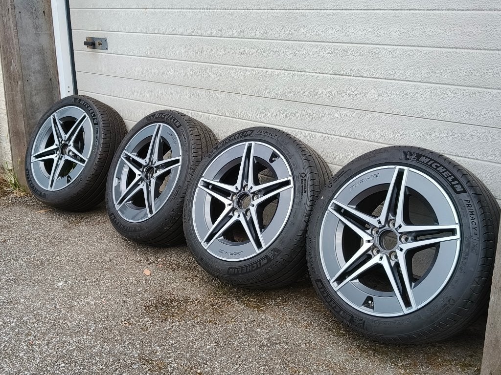 OE MERCEDES AMG 18 W206 MICHELIN, Auto-onderdelen, Ophalen, 18 inch, Gebruikt, Velg(en)