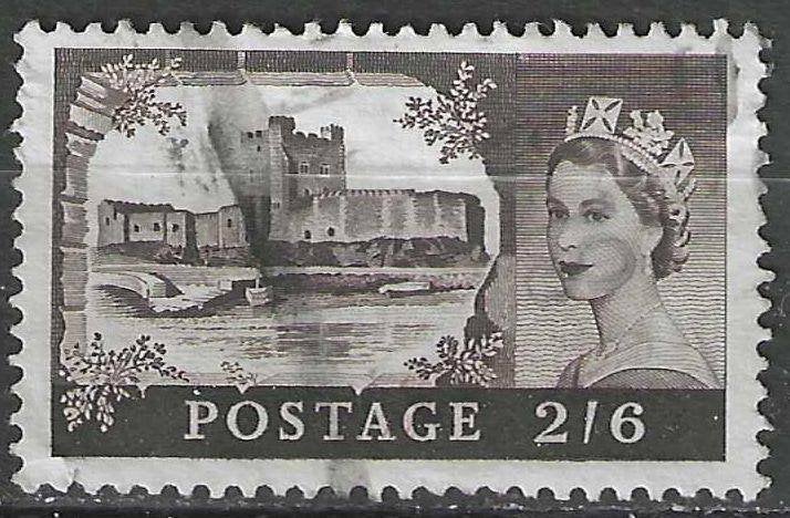 Grande-Bretagne 1955 - Yvert 283 - Carrickfergus (ST), Envoi, Affranchi
