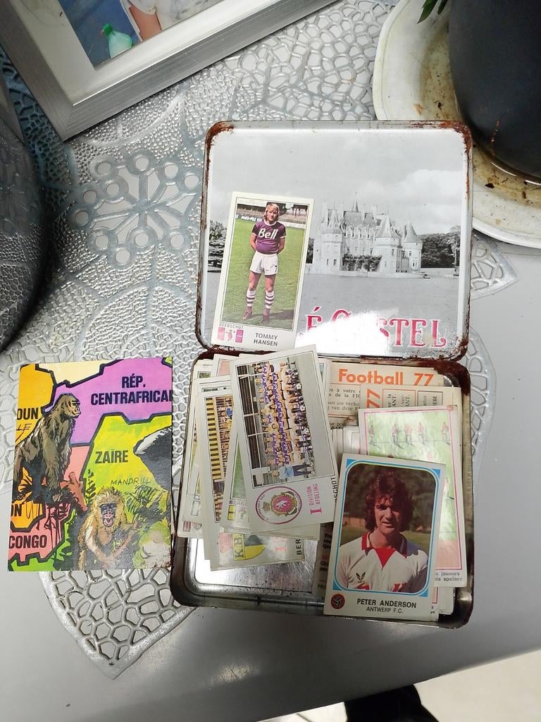 Ancienne autocollant de foot, Hobby en Vrije tijd, Scrapbooking, Ophalen of Verzenden