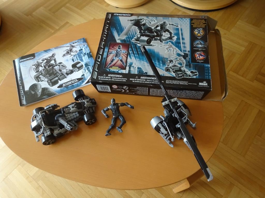 Spiderman Magnétix jeu de 275 p!èces + explications, Enlèvement ou Envoi, Utilisé, Construction