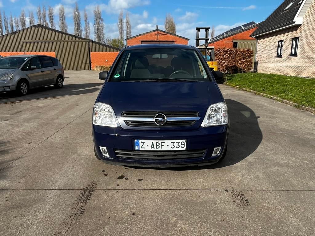 OPEL MERIVA 1.4 BENZINE VAN 2006 MET 90000DKM, Auto's, Voorwielaandrijving, Zwart, Parkeersensor, Blauw