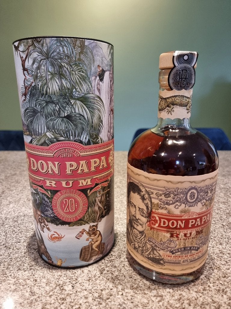 don papa 20 ans premium spirits, Collections, Vins, Neuf, Autres régions, Enlèvement ou Envoi, Pleine