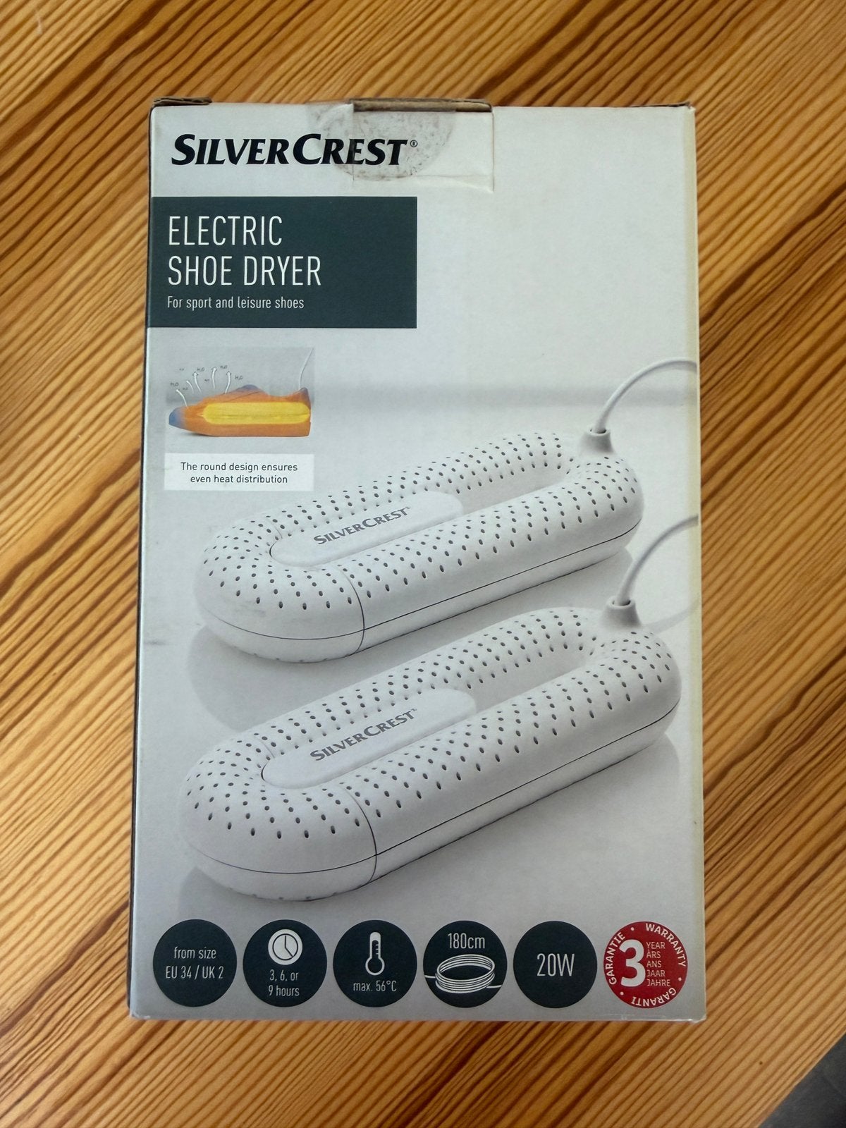 Shoe dryer, Ophalen, Nieuw