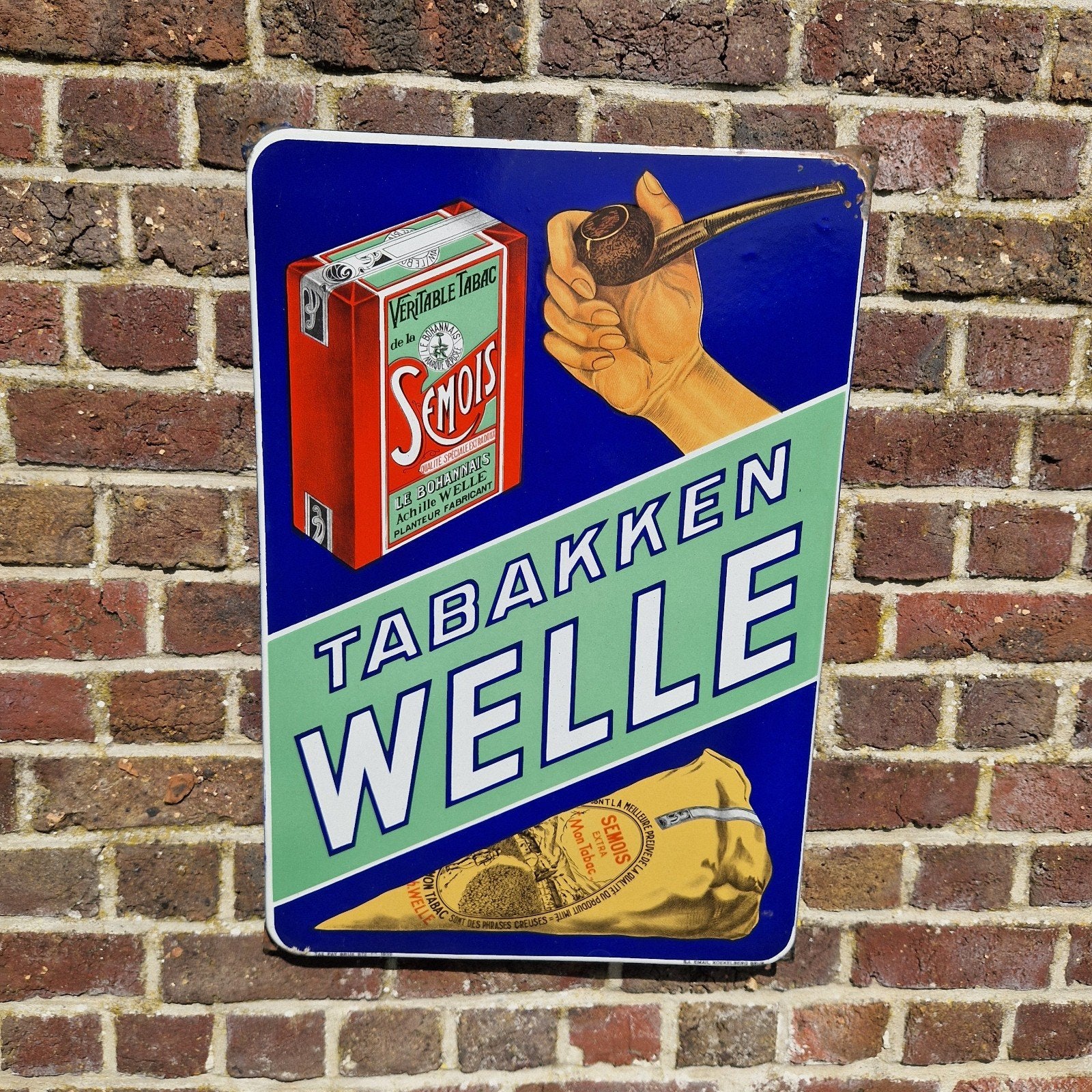 Emaille tabakken Welle 1939, Verzamelen, Ophalen