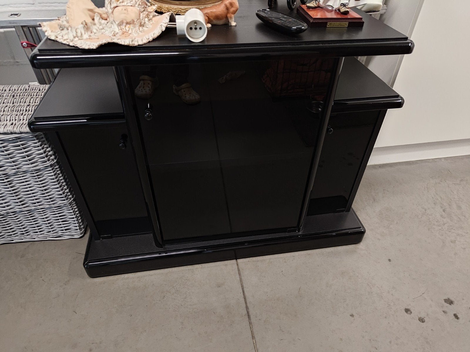 Hoogglans tv kast, 25 à 50 cm, Moins de 100 cm, 100 à 150 cm, Enlèvement