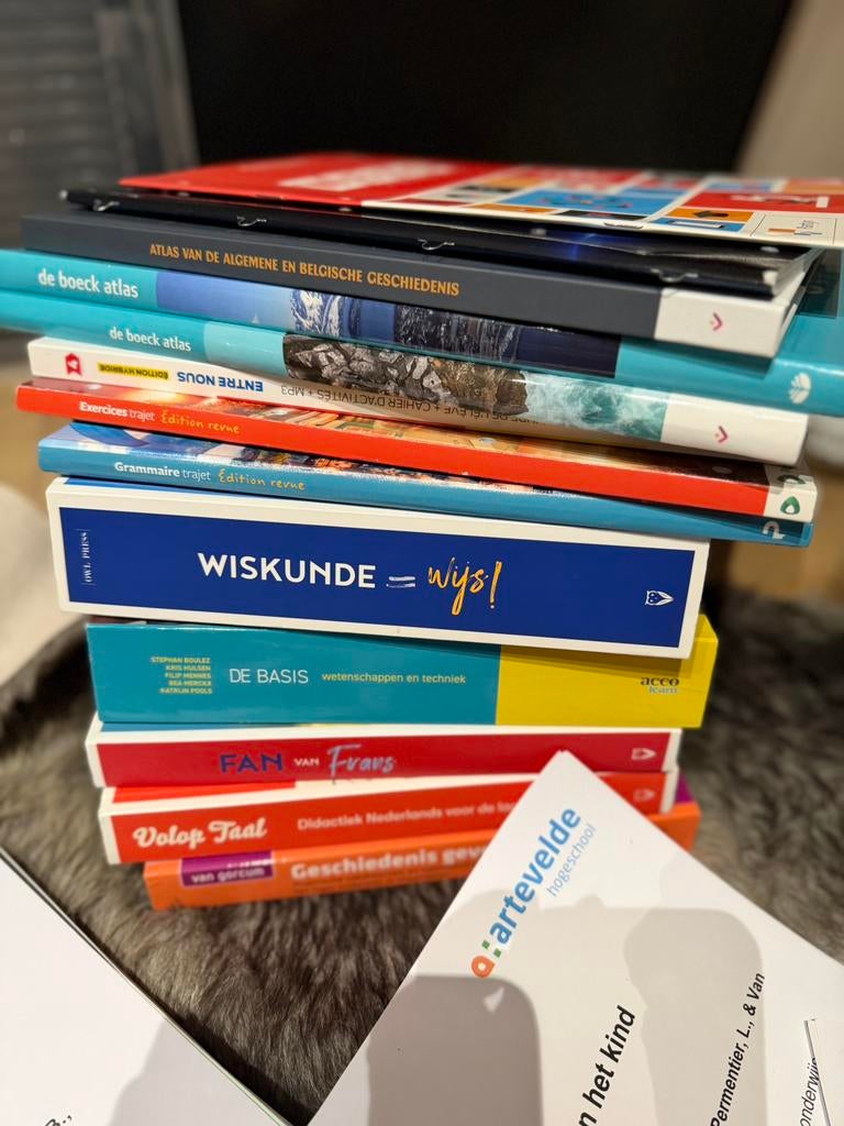 Schoolboeken bachelor leerkracht  1ste jaar, Ophalen, Zo goed als nieuw