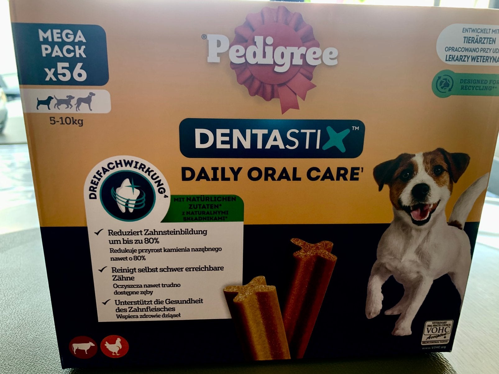 Dentastix 5 à 10 kg, Enlèvement
