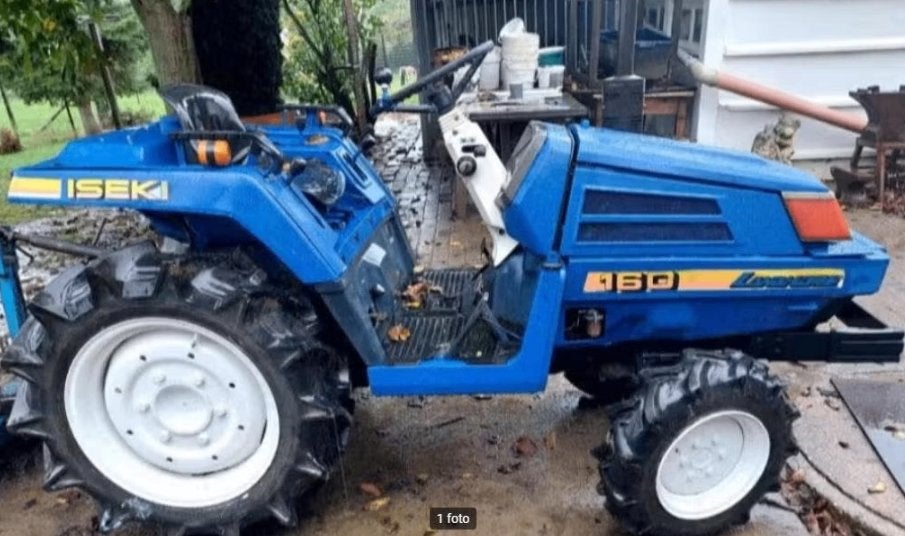Zeer mooie Iseki landhope 160 4x4 minitractor, Ophalen
