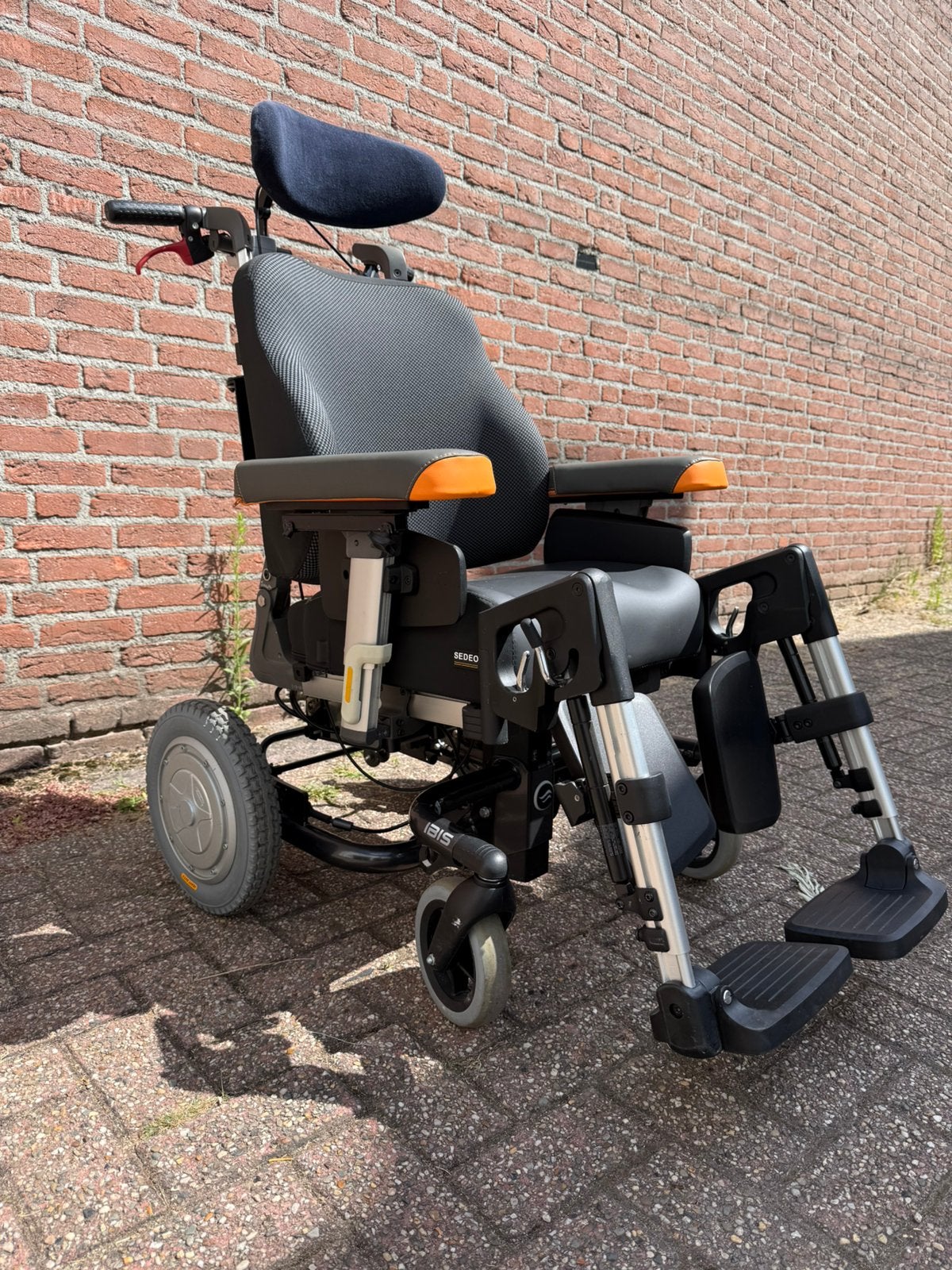 Fauteuil roulant électrique Ibis inclinable confortablement., Enlèvement ou Envoi, Comme neuf, Fauteuil roulant électrique