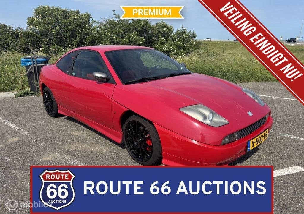 Fiat Coupe 20V turbo Limited Edition | 1999 | Route 66 Aucti, Zwart, Bedrijf, Handgeschakeld, Overige carrosserie