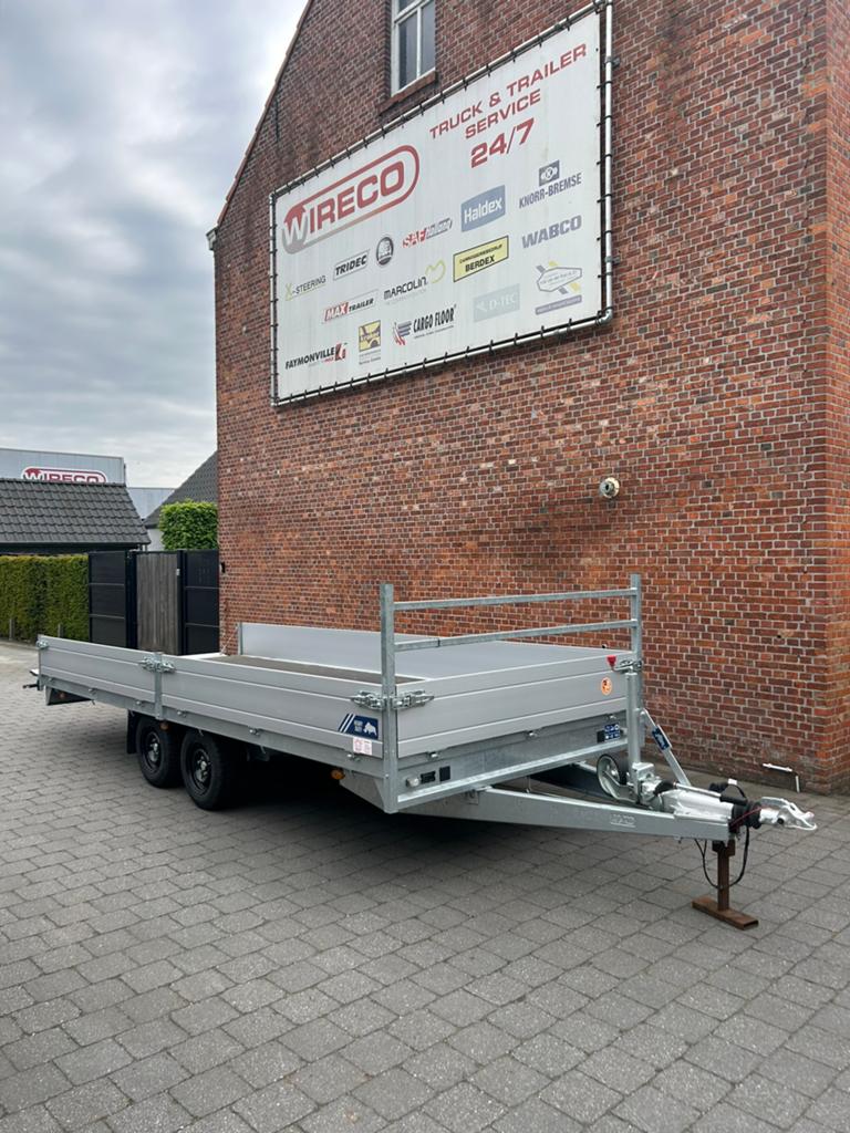 Plateau aanhangwagen, Ophalen, Nieuw