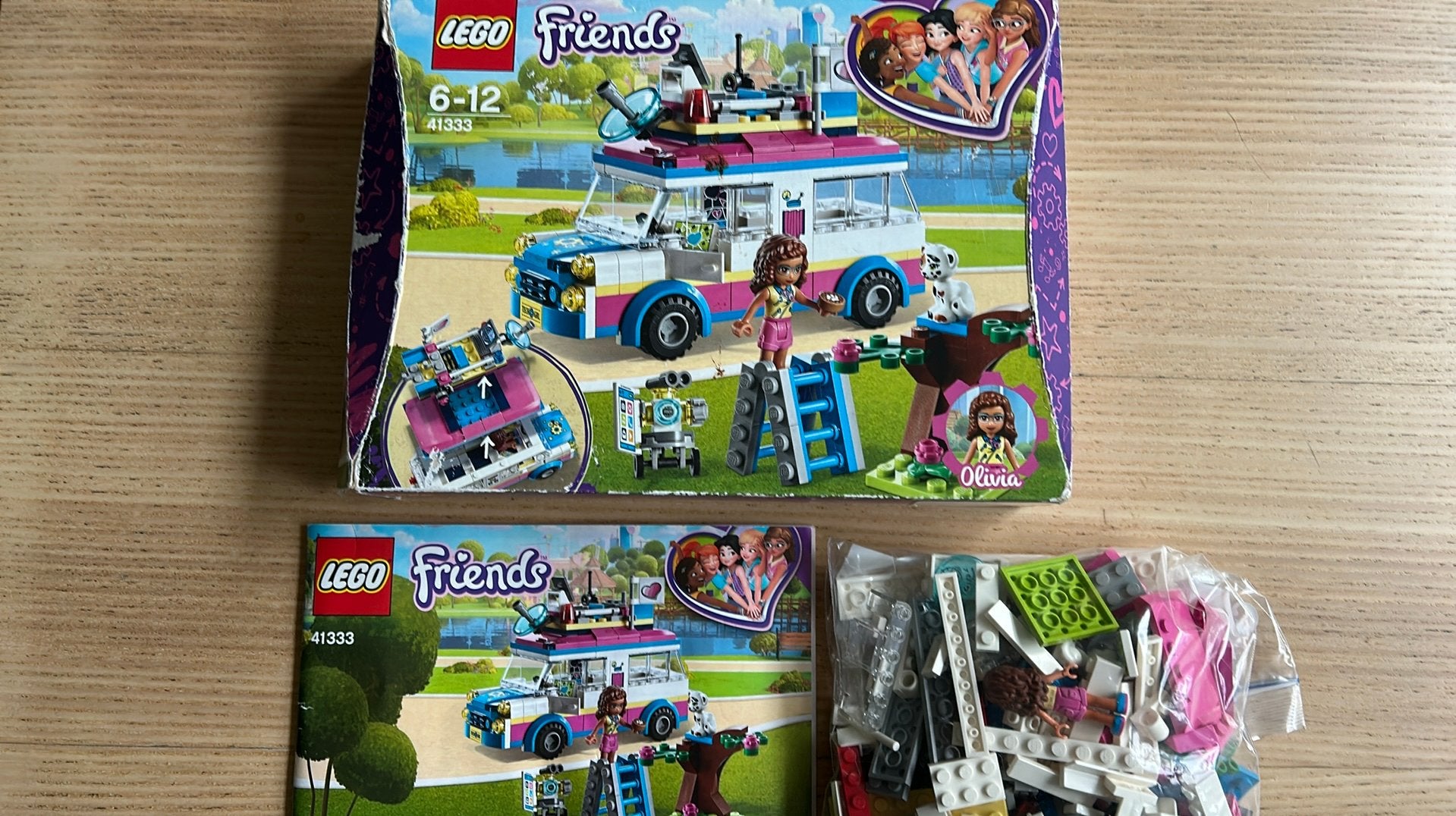 Lego Friends 41333, compleet, Inclusief instructies, Lego, Friends, Ophalen of Verzenden