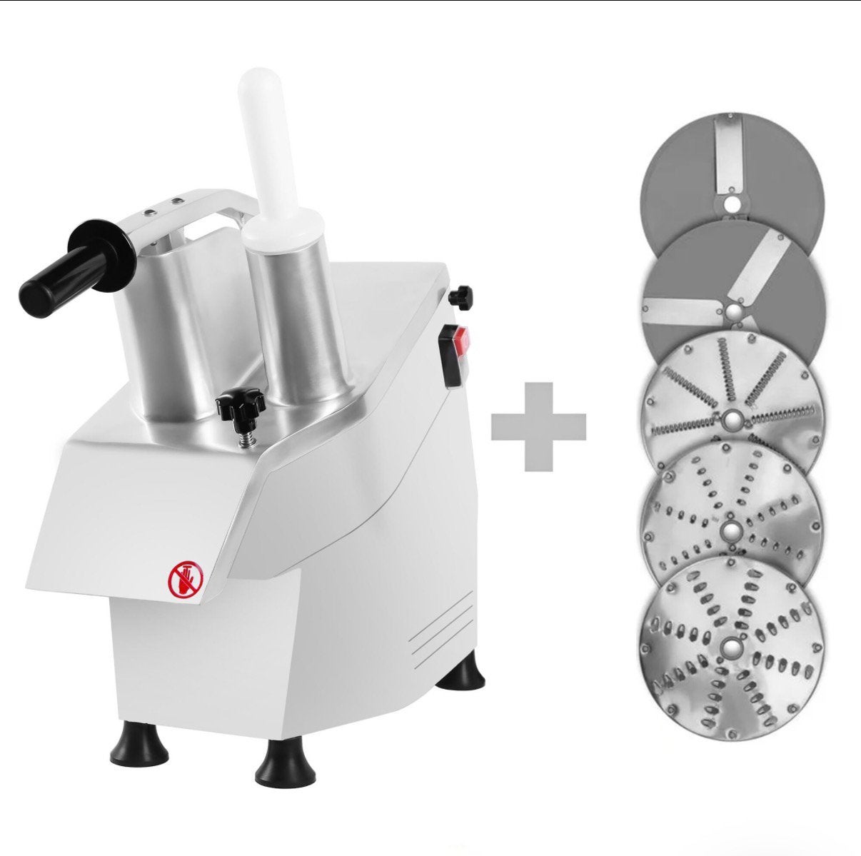 Groentenijmachine, professioneel 550w incl 5 snijschijven, Elektronische apparatuur, Ophalen, Nieuw