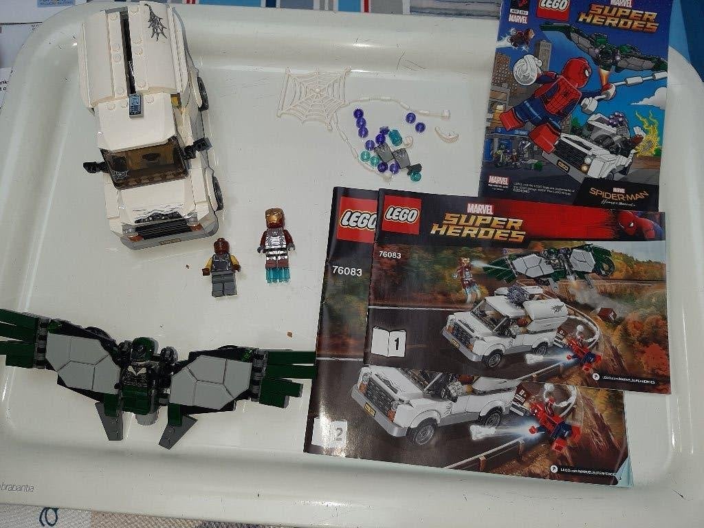 LEGO Marvel - Set de super-héros 76083 Attention au vautour, Marvel, Lego, Ensemble complet, Comme neuf