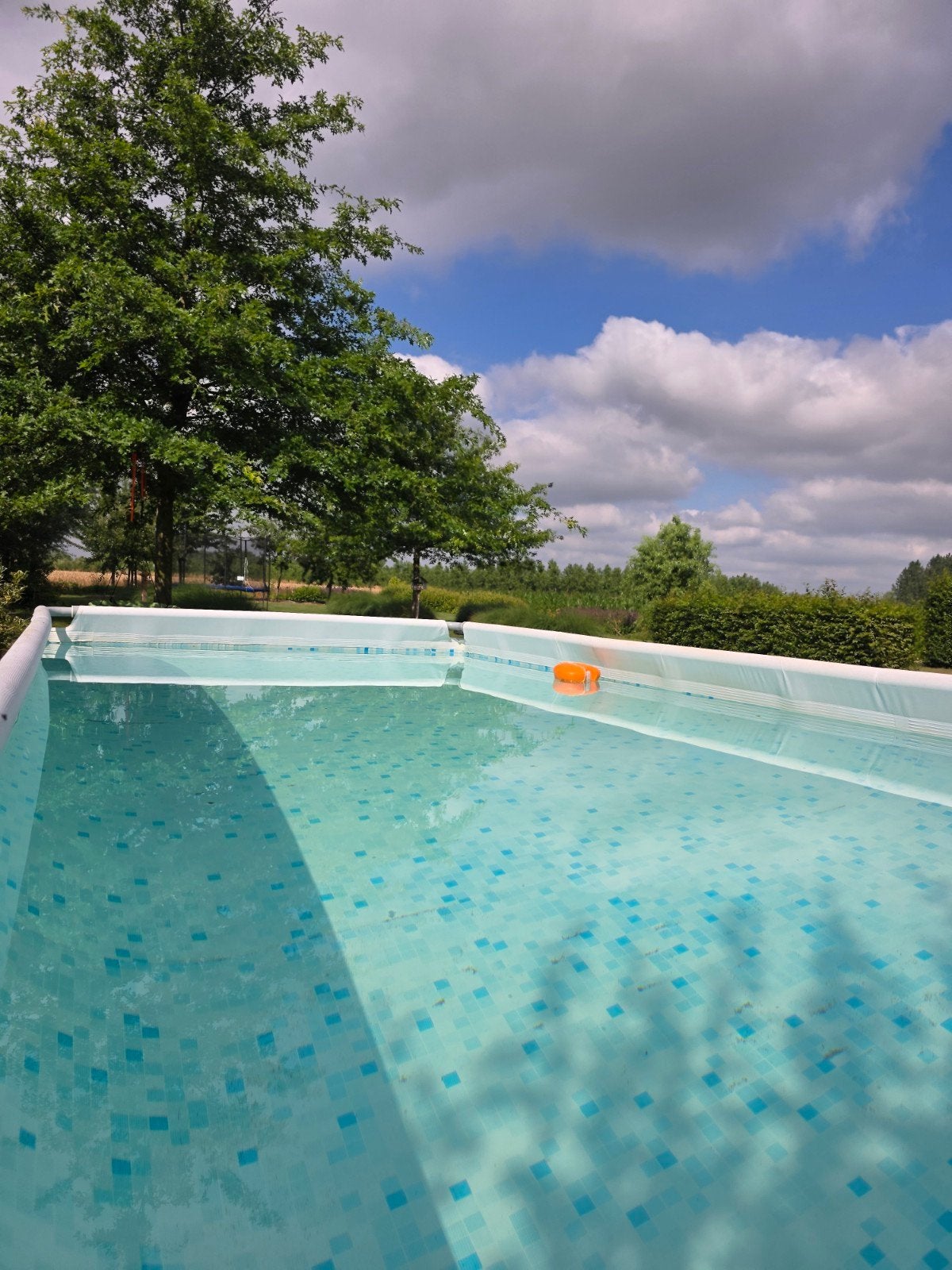 Intex zwembad met filterinstallatie, Tuin en Terras, Zwembaden, Gebruikt, Opzetzwembad, 80 tot 120 cm, 400 cm of meer, 200 tot 300 cm