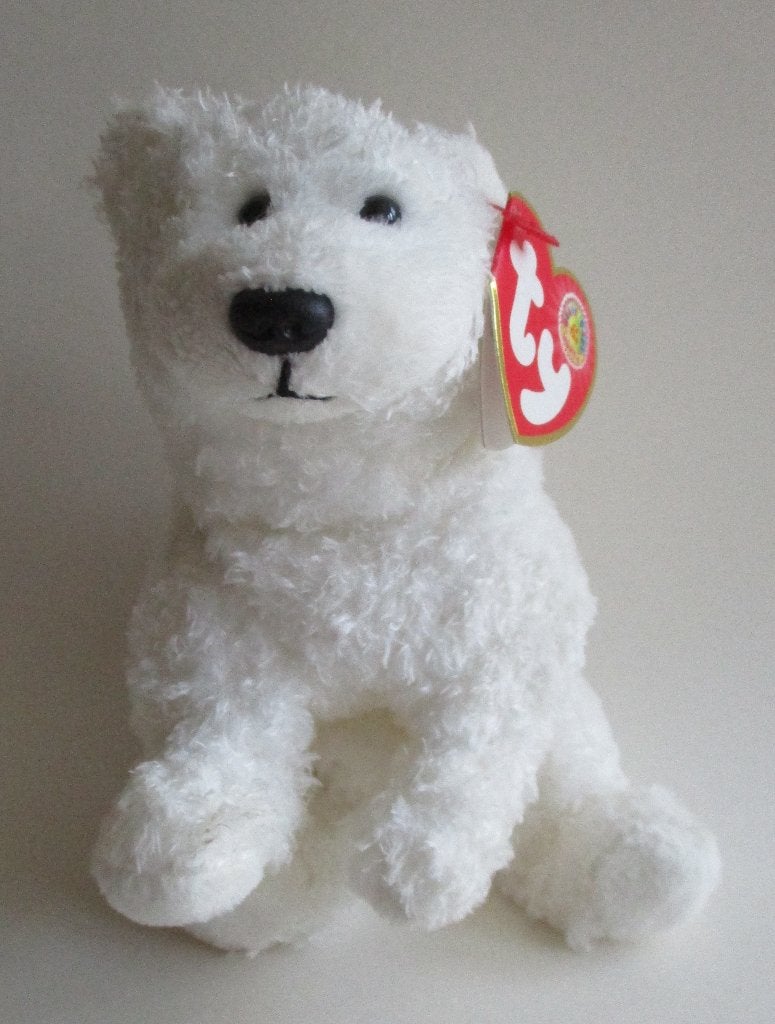 BEANIE BABIES: 107-SIBERIA-2007-IJSBEER-MINT/EXCELL-VINTAGE, Neuf, Overige karakters, Blanc, Petit (moins de 20 cm)