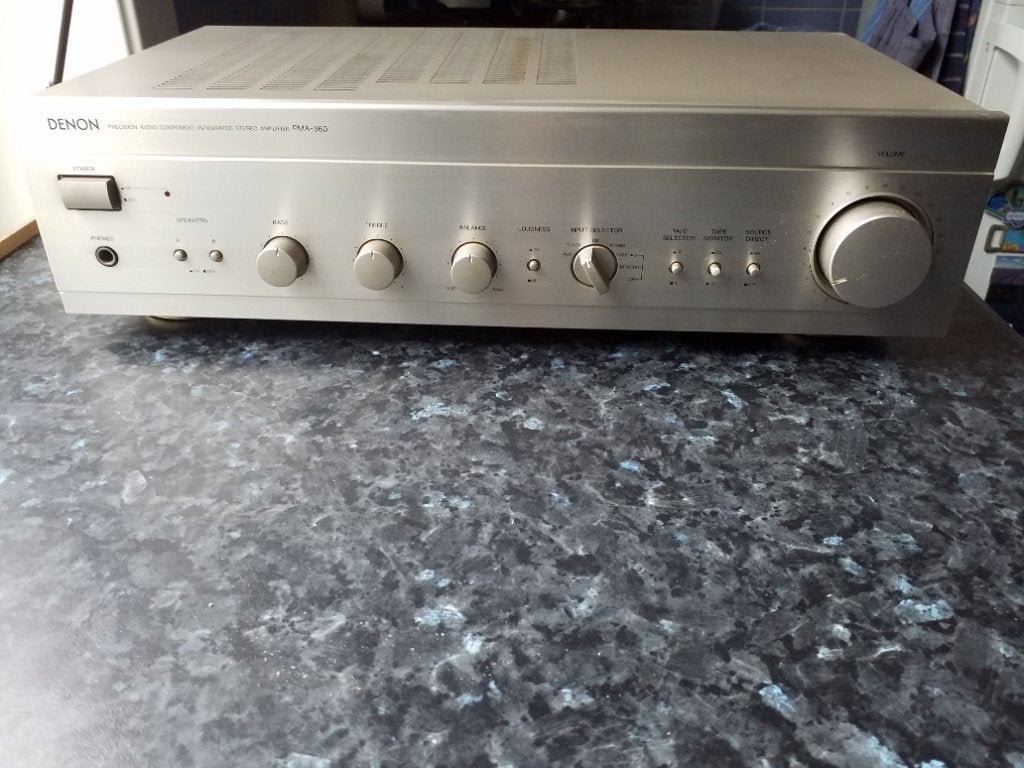 DENON PMA 360 , 2 x 60 Watts RMS / 8 ohm , werkt perfekt .., TV, Hi-fi & Vidéo, Denon, 60 à 120 watts, Comme neuf, Enlèvement