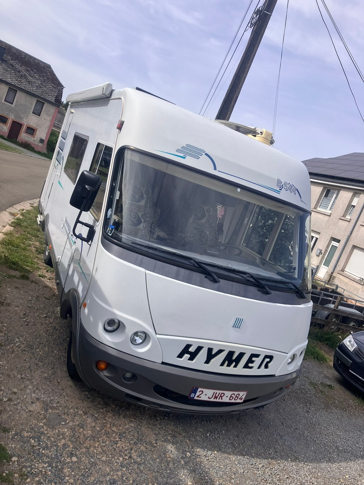 mobilhome Hymer prêt à immatriculer