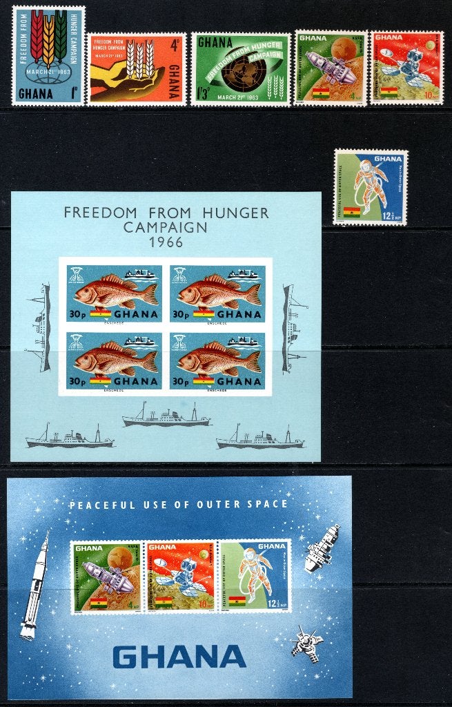 GHANA Lot zegels MH/MNH, Verzenden, Overige landen, Postfris