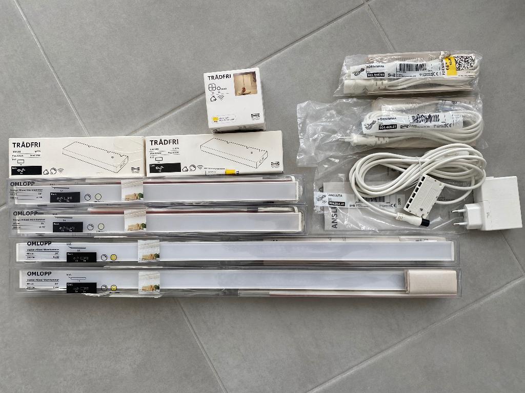 Kit éclairage LED neuf plan de travail cuisine dressing IKEA, Neuf, Enlèvement ou Envoi, Spot encastrable ou Spot mural, Moderne